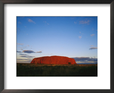 View Of Ayers Rock Under A Twilight Sky by Jason Edwards Pricing Limited Edition Print image