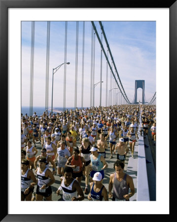 Runners, Marathon, New York, New York State, Usa by Adam Woolfitt Pricing Limited Edition Print image
