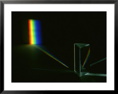 A Prism Refracts Light Into Its Spectrum by David M. Dennis Pricing Limited Edition Print image