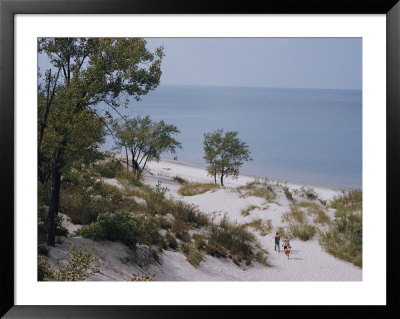 Indiana Dunes State Park Provides A Playground On Lake Michigan by B. Anthony Stewart Pricing Limited Edition Print image