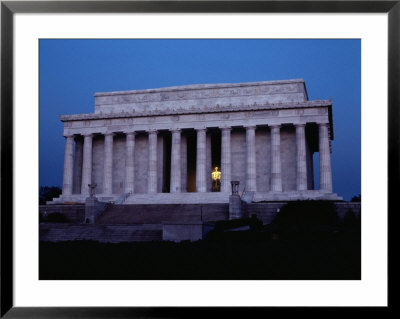 A View Of The Lincoln Memorial At Dawn by Stephen St. John Pricing Limited Edition Print image