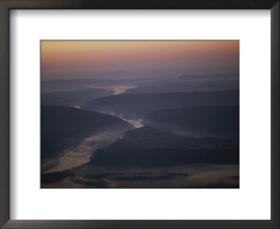 Aerial Over Maryland, Virginia And West Virginia At Harpers Ferry by Kenneth Garrett Pricing Limited Edition Print image