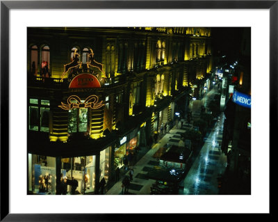 A Buenos Aires Shopping District At Night by Pablo Corral Vega Pricing Limited Edition Print image