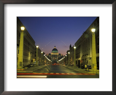 Saint Peter's Square At Vatican City At Night by Richard Nowitz Pricing Limited Edition Print image