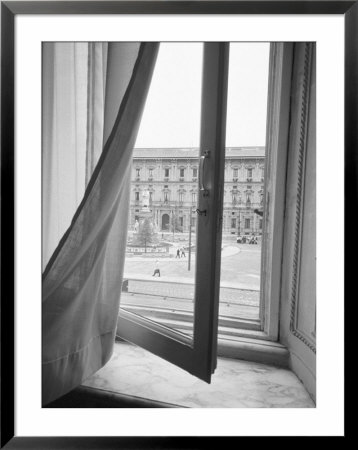 View From La Scala Opera Window, Milano, Italy by Walter Bibikow Pricing Limited Edition Print image