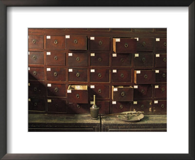 Pharmacy For Traditional Chinese Herbal Medicine, China by Keren Su Pricing Limited Edition Print image