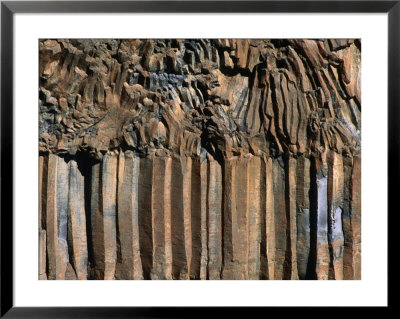 Basalt Columns And Lava Formations Beside Skjalfandafljot River, Nordurland Eystra, Iceland by Grant Dixon Pricing Limited Edition Print image