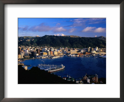 Wellington Harbour, Wellington, Wellington, New Zealand by David Wall Pricing Limited Edition Print image