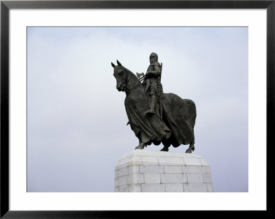 Statue Of Robert The Bruce, Bannockburn Battlefield Site, Stirling, Scotland, United Kingdom by Richard Ashworth Pricing Limited Edition Print image