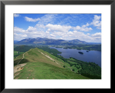 Derwent Water And Lonscale Fell From Cat Bells, Lake District National Park, Cumbria, England by Neale Clarke Pricing Limited Edition Print image