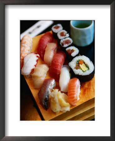 Lunch In The Sushi Restaurant, Shiba Park Hotel, Tokyo, Kanto, Japan, by Oliver Strewe Pricing Limited Edition Print image