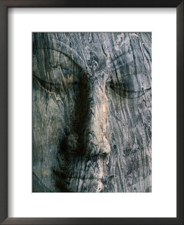 Face Of 14M Long Reclining Image Of Buddha, Polonnaruwa, North Central, Sri Lanka by Anders Blomqvist Pricing Limited Edition Print image