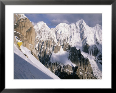 A Campsite On K7, With A View Of Charakusa, Karakoram, Pakistan by Jimmy Chin Pricing Limited Edition Print image