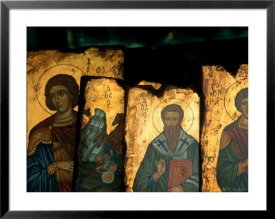 Religious Icons For Sale In Shop, Ermou, Athens, Greece by Izzet Keribar Pricing Limited Edition Print image
