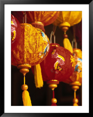 Large Lanterns And Souvenirs, Vietnam by Walter Bibikow Pricing Limited Edition Print image