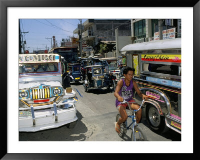 Street Scene, Manila, Island Of Luzon, Philippines, Southeast Asia by Bruno Barbier Pricing Limited Edition Print image