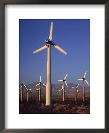 Wind Turbines, Palm Springs, Ca by N. R. Rowan Pricing Limited Edition Print image