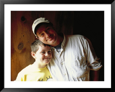 An Informal Portrait Of A Father And Son by Joel Sartore Pricing Limited Edition Print image