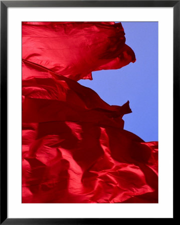 Red Flags Over Tiananmen Square Bejing, China by Phil Weymouth Pricing Limited Edition Print image