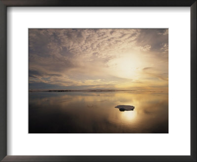 Clouds Are Reflected In Wood Fjord By The Midnight Sun by Ralph Lee Hopkins Pricing Limited Edition Print image