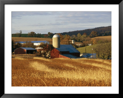 Picturesque Farm Photographed In The Fall by Raymond Gehman Pricing Limited Edition Print image