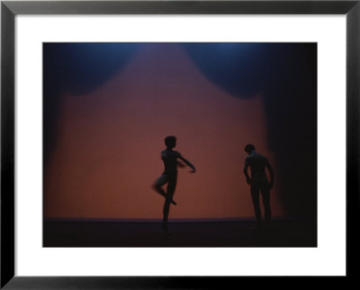 A Silhouetted Ballet Dancer Performs On Stage by Jodi Cobb Pricing Limited Edition Print image