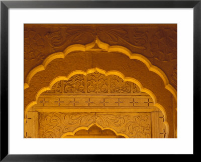 Carved Sandstone Arches In Cenotaphs At Bada Bagh, India by John & Lisa Merrill Pricing Limited Edition Print image