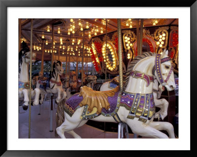 Carousel, Seattle, Washington, Usa by John & Lisa Merrill Pricing Limited Edition Print image