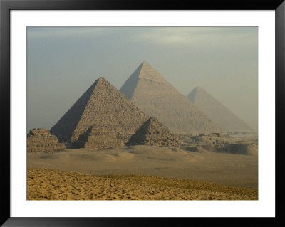 Giza Pyramids Complex, Egypt by Claudia Adams Pricing Limited Edition Print image