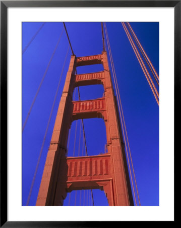Close-Up Of Golden Gate Bridge, San Francisco, Ca by Walter Bibikow Pricing Limited Edition Print image