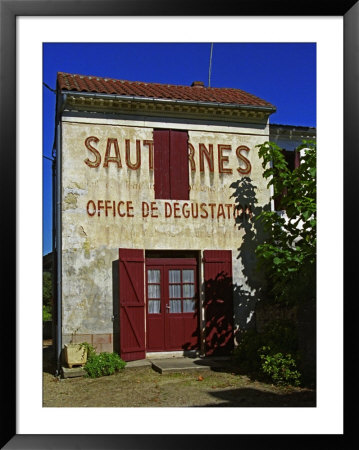 Sauternes Office De Degustation (Wine Tasting Office), Bordeaux, France by Per Karlsson Pricing Limited Edition Print image