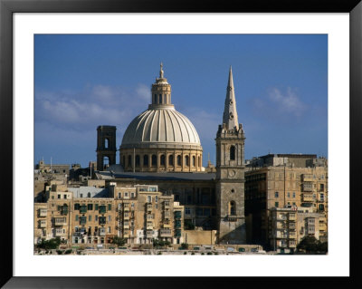 Domed Church Of Our Lady In Old City, Valletta, Malta by Patrick Syder Pricing Limited Edition Print image