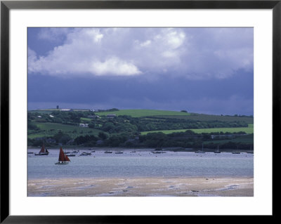 View Of Camel River From Padstow, Cornwall, England by Nik Wheeler Pricing Limited Edition Print image