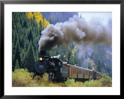 Steam Train, Durango & Silverton Railroad, Silverton, Colorado, Usa by Jean Brooks Pricing Limited Edition Print image