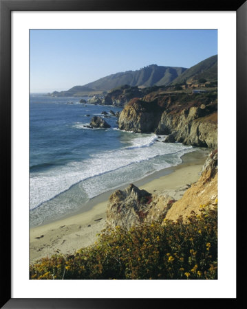 Ninety Miles Of Rugged Coast Along Highway 1, California, Usa by Christopher Rennie Pricing Limited Edition Print image