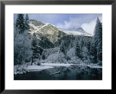 A Winter View Of The Merced River by Marc Moritsch Pricing Limited Edition Print image