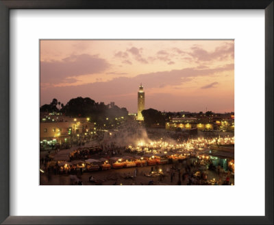 Place Jemaa El Fna (Djemaa El Fna), Marrakesh (Marrakech), Morocco, North Africa, Africa by Sergio Pitamitz Pricing Limited Edition Print image