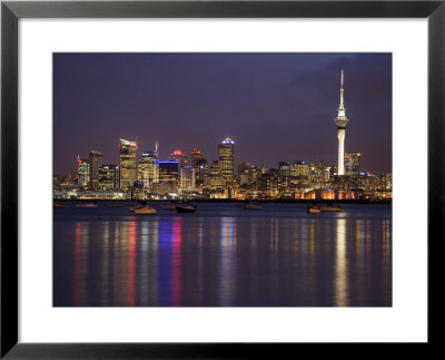 Auckland Cbd, Skytower And Waitemata Harbor, North Island, New Zealand by David Wall Pricing Limited Edition Print image