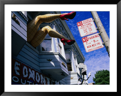 Quirky Shop Front Decoration, Haight Street, The Haight, San Francisco, United States Of America by Glenn Beanland Pricing Limited Edition Print image
