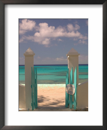Front Street Gate On Grand Turk Island, Turks And Caicos, Caribbean by Walter Bibikow Pricing Limited Edition Print image