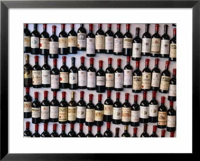 Fridge Magnet Wine Bottles., St. Emilion, Aquitaine, France by Greg Elms Pricing Limited Edition Print image