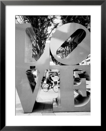Love Sculpture, Shinjuku, Tokyo, Japan by Walter Bibikow Pricing Limited Edition Print image