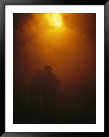 The Sewanee Volunteer Fire Department At Firefighting Practice by Stephen Alvarez Pricing Limited Edition Print image