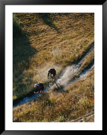Bikers On Dirt Road, Pocahantas County, West Virginia by Skip Brown Pricing Limited Edition Print image