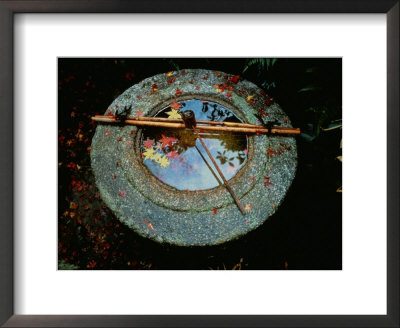 A Small Japanese Fountain With Dipper by Sam Abell Pricing Limited Edition Print image