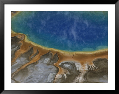 Grand Prismatic Spring, Aerial View, Yellowstone National Park by Raymond Gehman Pricing Limited Edition Print image