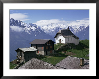 Bettmeralp, Above Rhone Valley, Bernese Oberland, Swiss Alps, Switzerland by Tony Waltham Pricing Limited Edition Print image