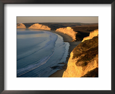 Drakes Beach And The Cliffs At Sunrise, Point Reyes National Seashore, California by John Elk Iii Pricing Limited Edition Print image