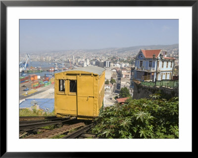 Funicular, Valparaiso, Chile, South America by Michael Snell Pricing Limited Edition Print image