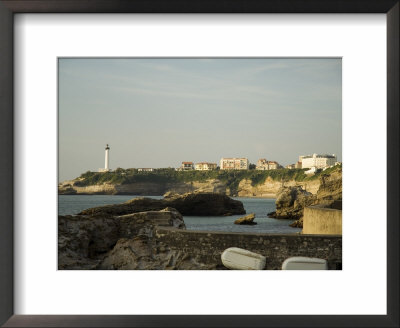 Biarritz Lighthouse, Biarritz, Basque Country, Pyrenees-Atlantiques, Aquitaine, France by R H Productions Pricing Limited Edition Print image